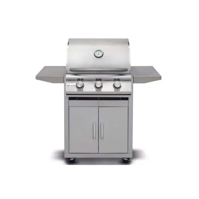 Blaze Prelude Lbm 25-Inch 3-Burner Gas Grill With Mobile Cart 1
