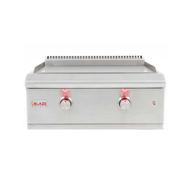 Blaze Premium Lte 30-Inch Built-In Gas Griddle With Integrated Lighting 1