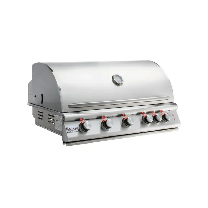 Blaze Premium Lte 40-Inch 5-Burner Built-In Gas Grill With Rear Infrared Burner And Illuminated Controls 1