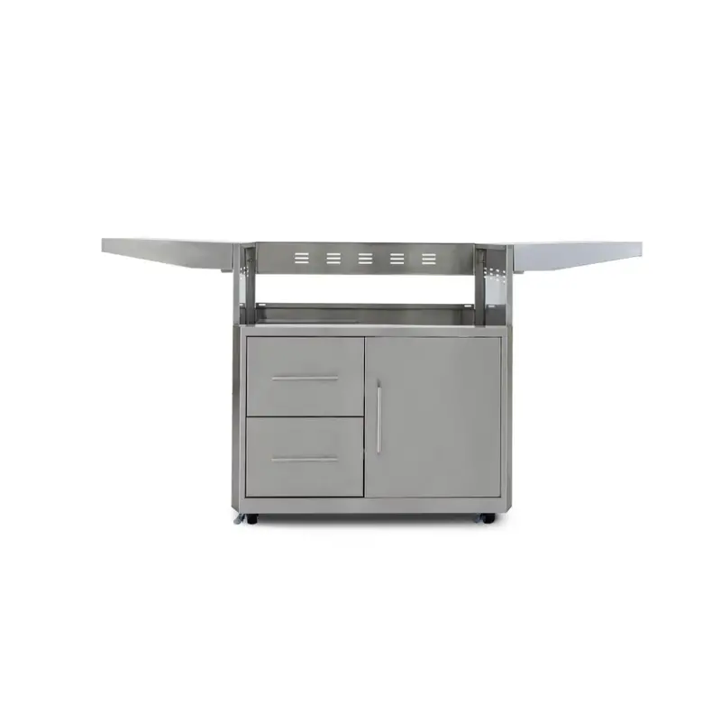 Blaze Professional Lux 3-Burner Gas Grill Cart With Led Lighting & Soft-Close Drawers 1