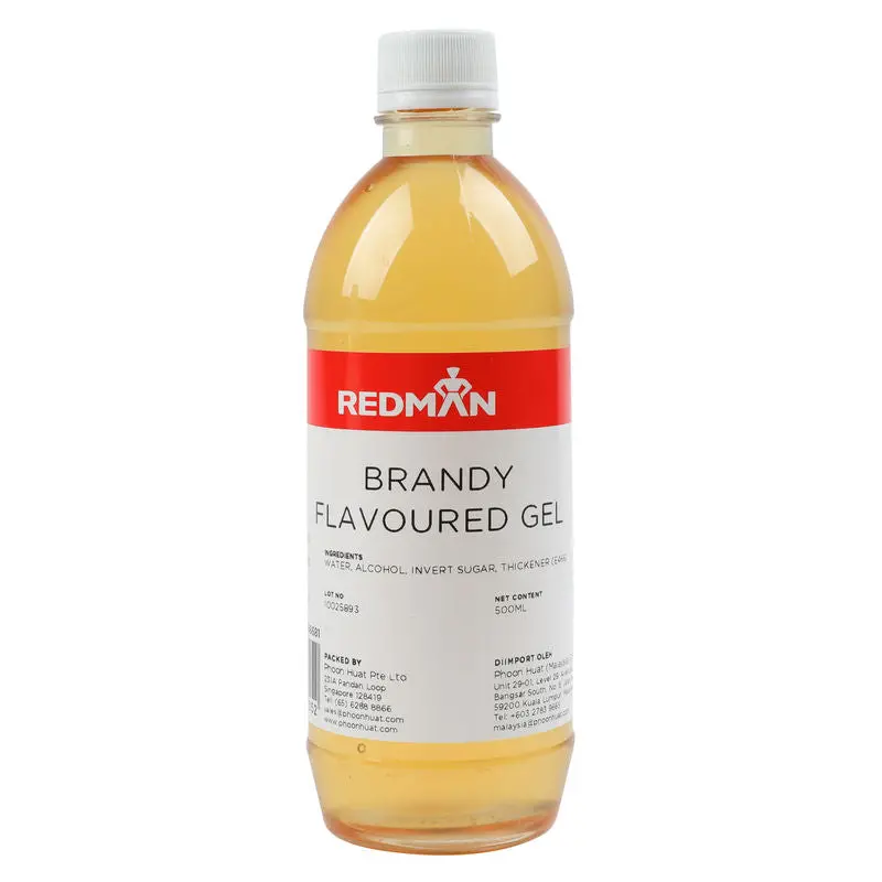 Brandy-Flavored Gel Dessert Mix – 500 Ml Bottle (#66681) 1