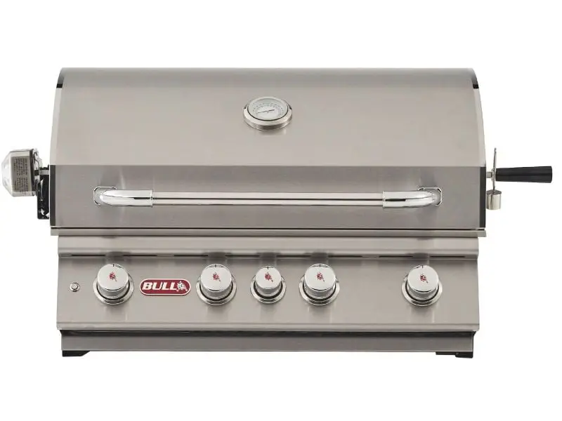 Bull Angus 30-Inch Built-In 4-Burner Propane Grill With Rotisserie 1
