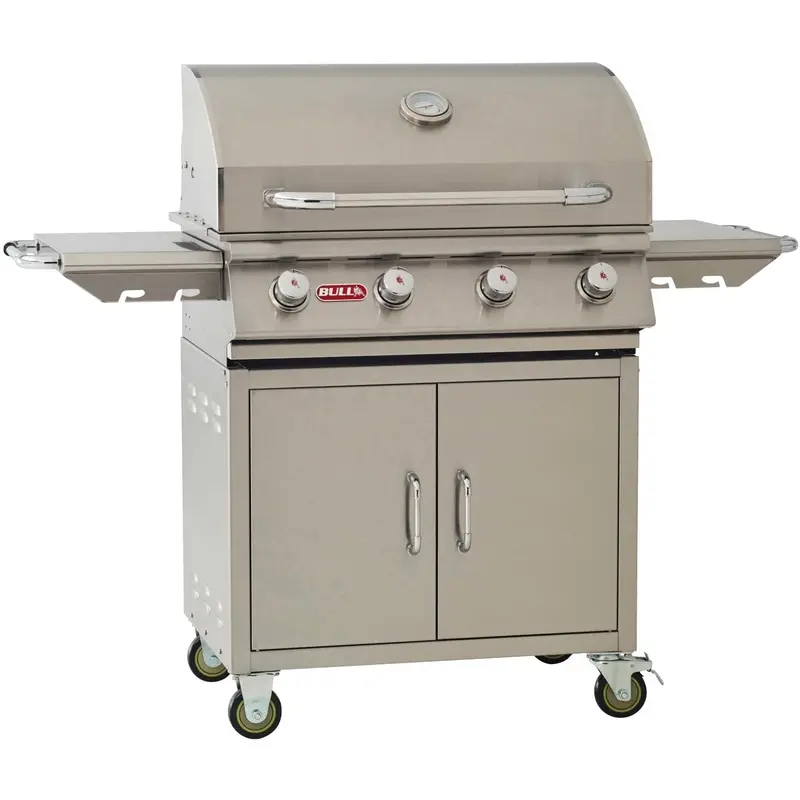 Bull Outlaw 30-Inch Freestanding 4-Burner Propane Grill With Cart 1
