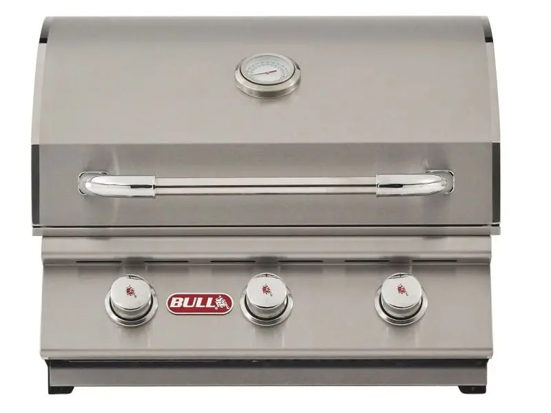 Bull Steer Premium 24-Inch Built-In 3-Burner Propane Grill 1