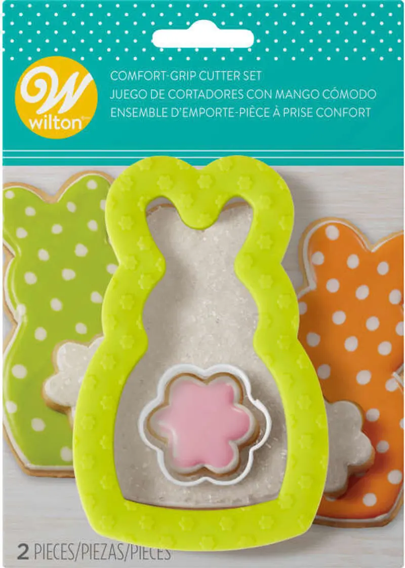 Bunny-Shaped Cookie Cutter With Mini Tail – 2-Piece Set (#66348) 1