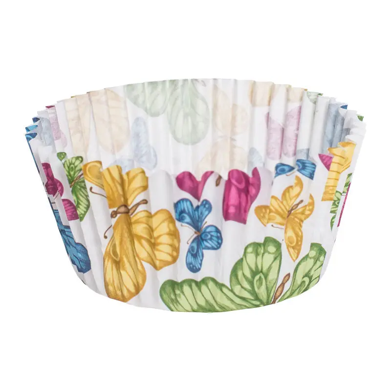 Butterfly-Design Greaseproof Baking Liners – 95Mm Size, 500 Units (#62069) 1
