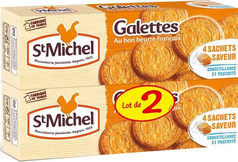 Buttery Breton Galettes – 130G Thin, Salty-Crisp Traditional Crackers (#116449) 1