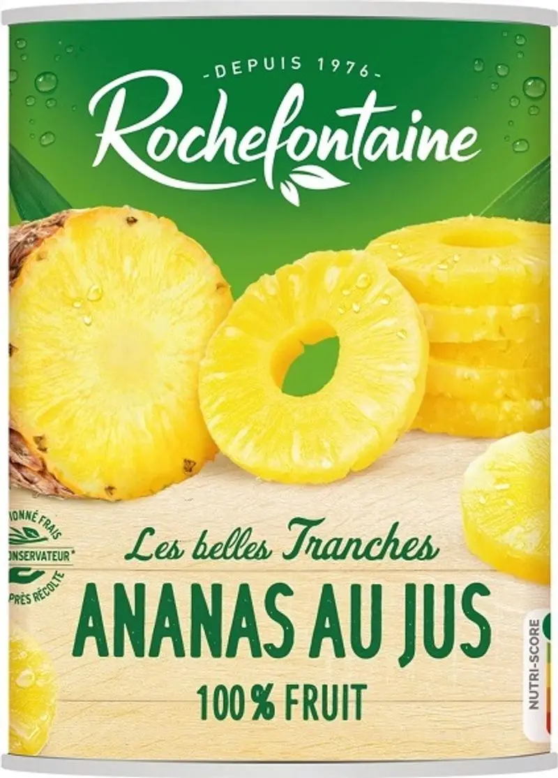 Canned Pineapple Slices In Juice – 850 G 1