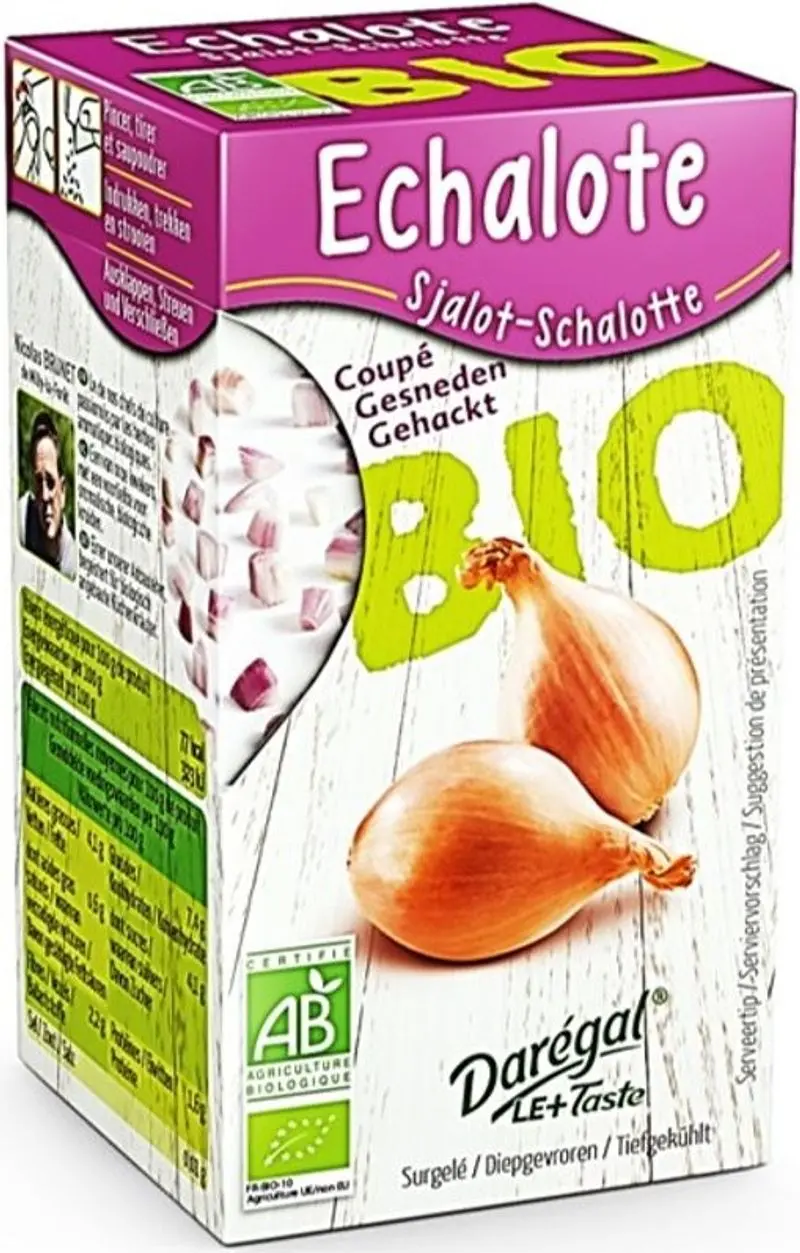 Certified Organic Chopped Shallots – 75G Fresh Pack (#122839) 1