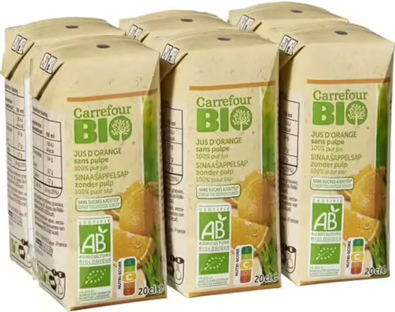 Certified Organic Orange Juice – 200Ml Carton (#118414) 1