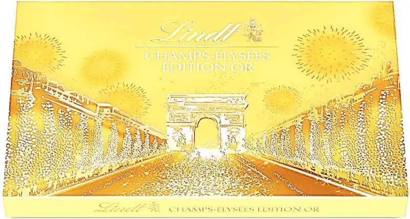Champs-Élysées Gold Chocolate Box – Artisanal Assortment, 181G (#122461) 1