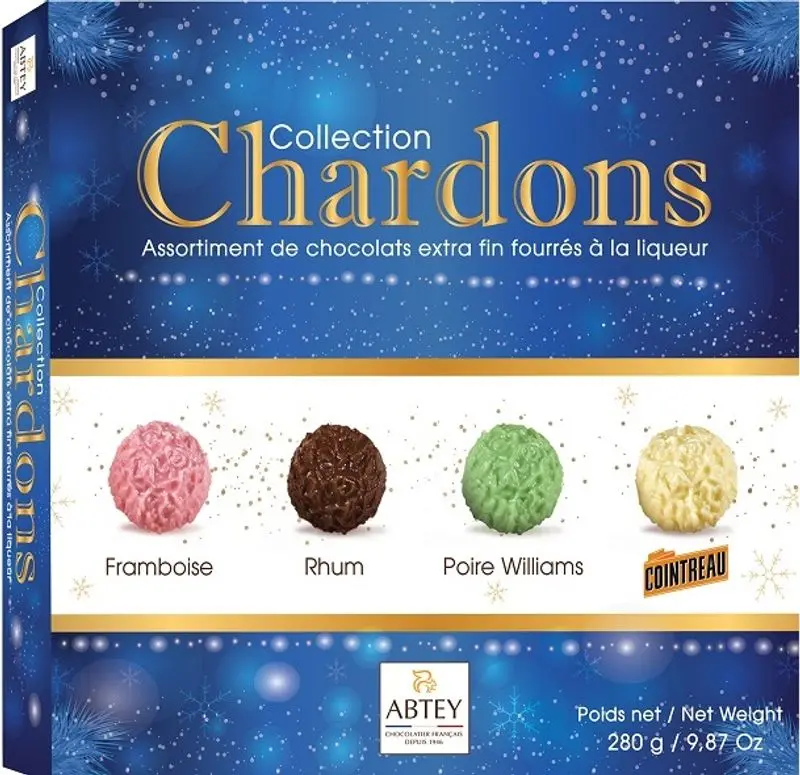 Chardonnay-Infused Liquor Chocolates – 220G 1