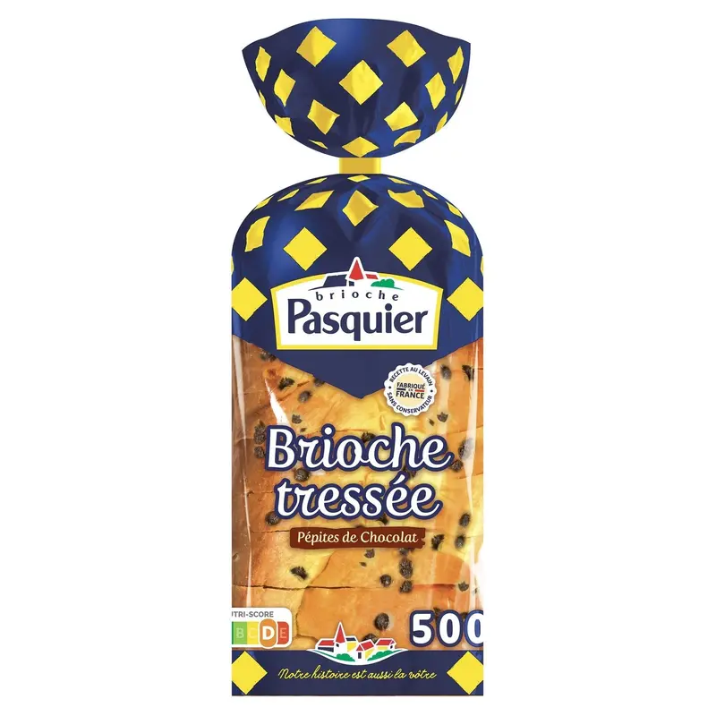 Chocolate Chip Braided Brioche – 500G Artisan Sweet Loaf (#128200) 1