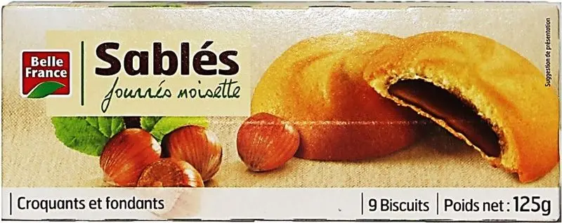 Chocolate-Hazelnut Shortbread 125G – Rich, Fudgy Cut-Out Cookies (#116548) 1