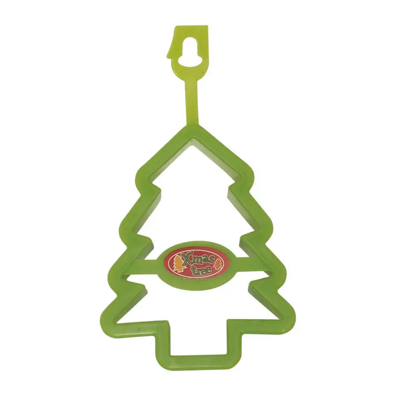 Christmas Tree Cookie Cutter – Plastic Holiday Baking Tool 1