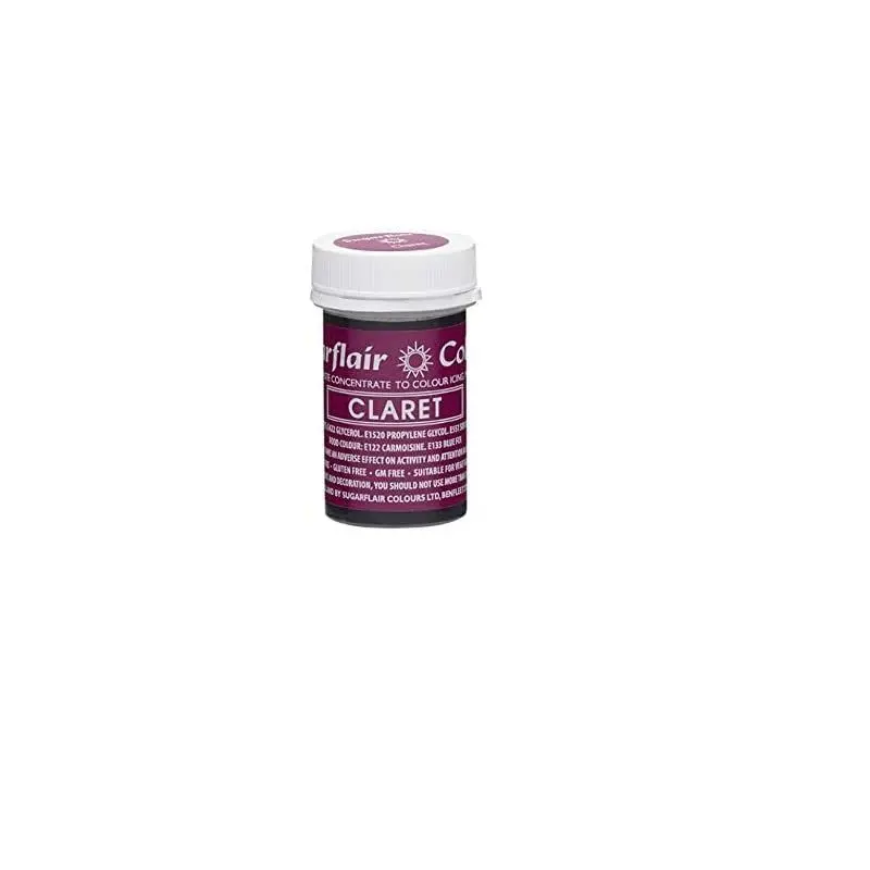 Claret Red Food Coloring Paste – Deep Wine Hue, 25G (#57540) 1