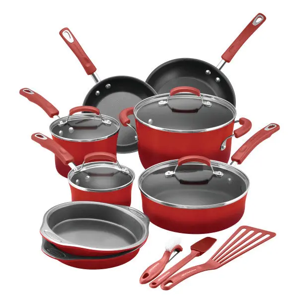 Classic Brights Nonstick Cookware Set – 15-Piece Complete Collection 1