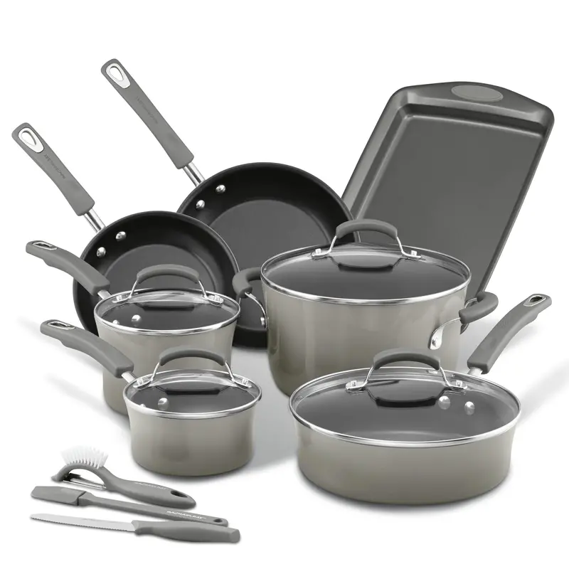 Classic Brights Nonstick Cookware Set – Vibrant Color Collection 1