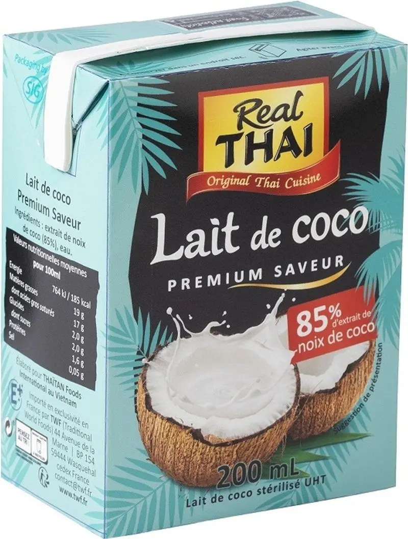 Coconut Milk Beverage – 85% Coconut Extract, Dairy-Free, 200 Ml (#127272) 1