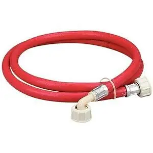 Compact 1.5M Red Hot Water Inlet Hose For Kitchen Appliances 1