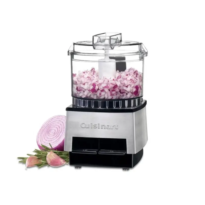Compact 21-Ounce Stainless Steel Mini Food Processor In Matte Black 1