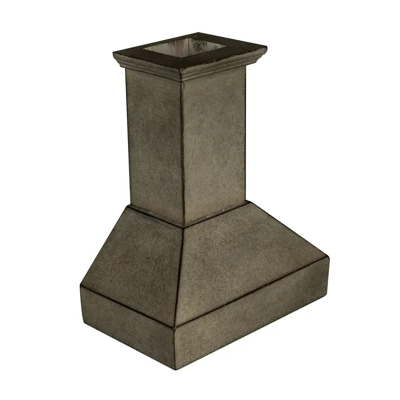 Compact Wooden Range Hood In Gray Finish (Wmh-G) 1