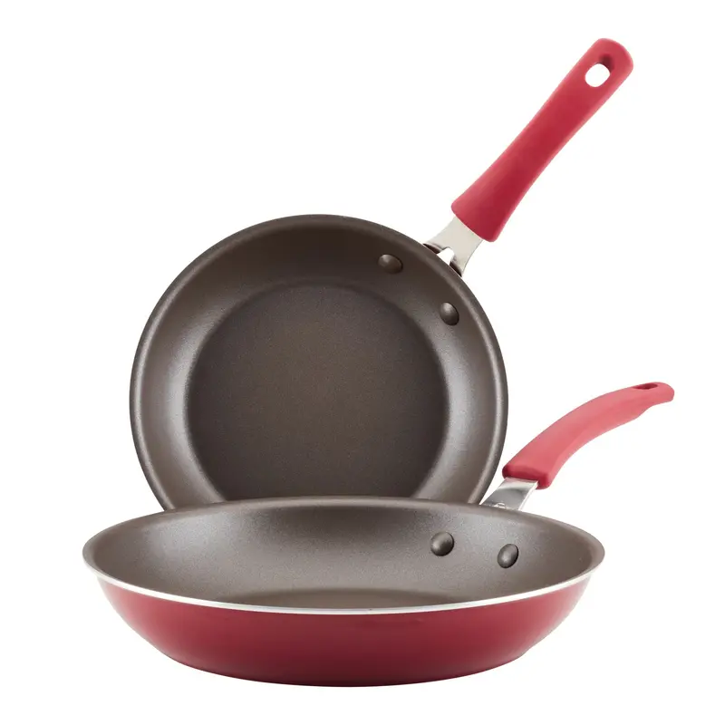 Cook + Create Nonstick Frying Pan Duo – Lightweight Aluminum Set 3