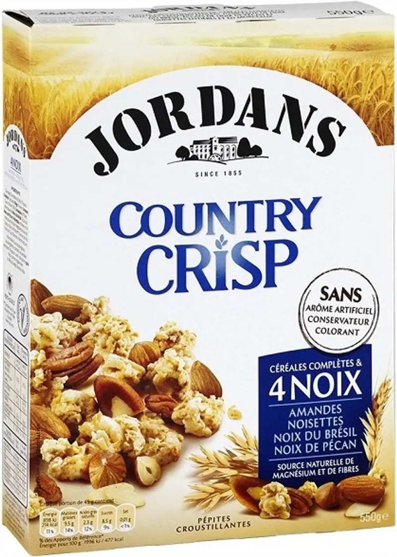 Country Crisp Four-Nut Granola, 550G 1