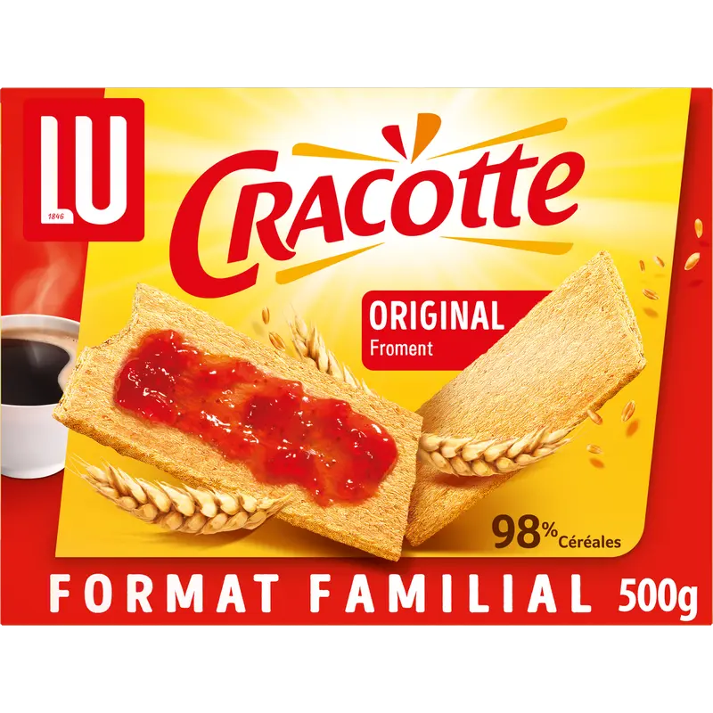 Cracotte Whole Wheat Crispbread Crackers 1