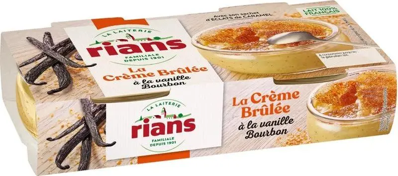 Crème Brûlée Dessert, 100G – Authentic Vanilla Custard With Caramelized Sugar Top 1