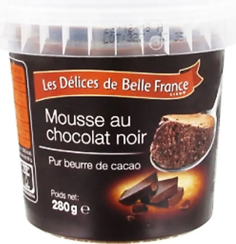Dark Chocolate Mousse Family-Size Pot – 280G 1