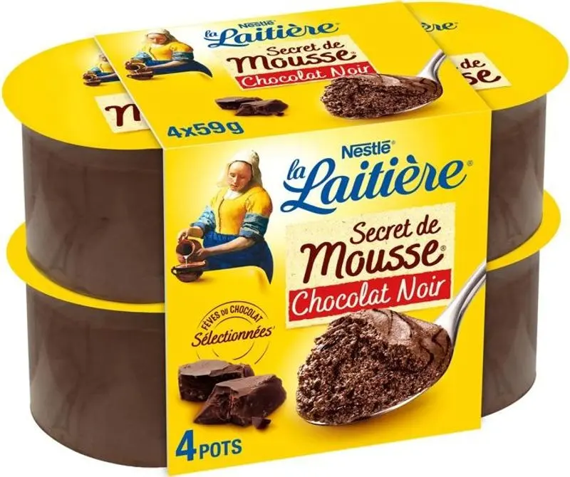 Dark Chocolate Mousse Single-Serve Cup – 59G 1