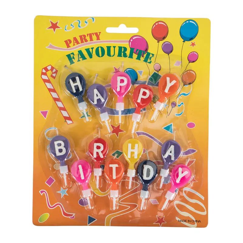 Decorative Balloon Candle Assortment – 13-Piece Party Set (#394) 1