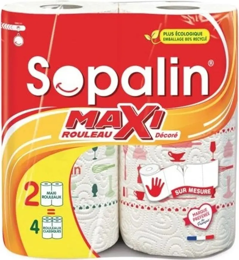 Decorative Paper Towel Rolls – 2-Pack 1