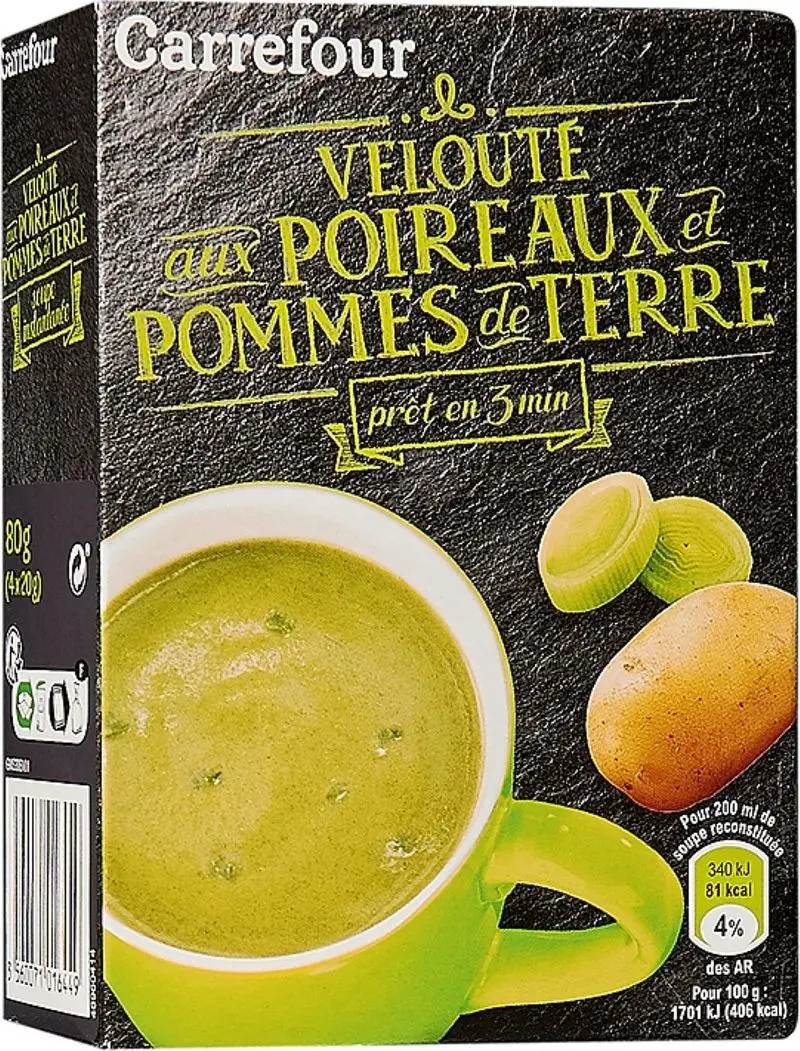 Dehydrated Leek & Potato Soup Mix, 20G 1