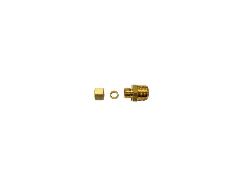 Delta Heat 3/8" Cc × 1/2" Mpt Gas Coupling – Doss 1302A Series (12641) 1