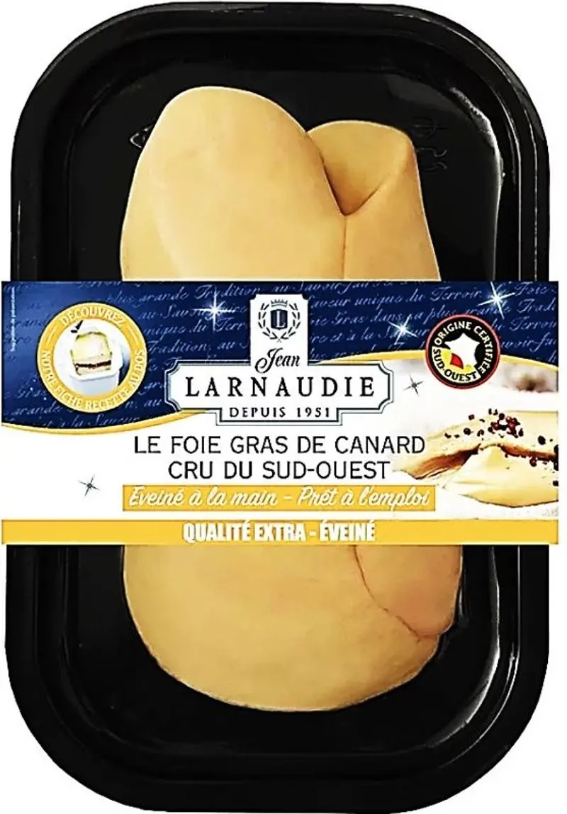 Deveined Duck Foie Gras — 500G Fresh Pack (#126019) 1