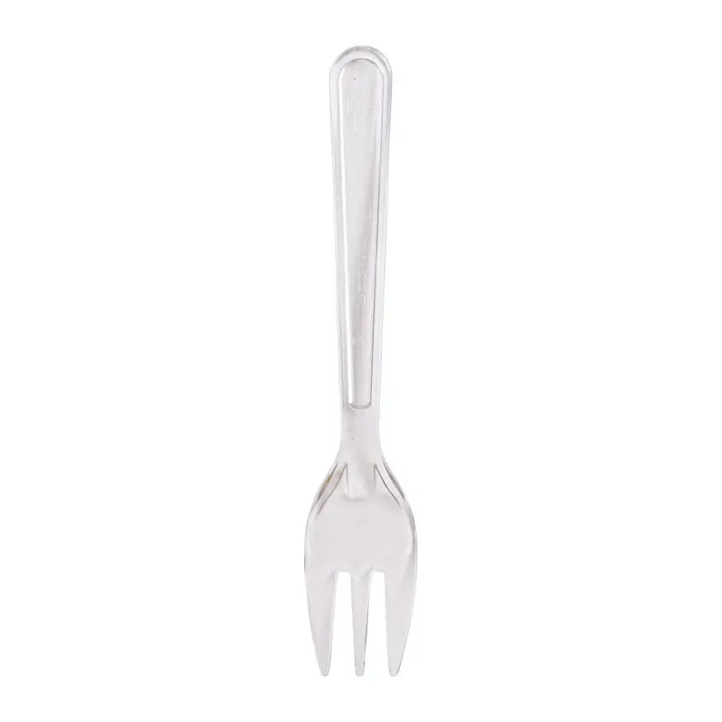 Disposable Clear Plastic Forks – 110Mm Length, 60-Piece Pack 1