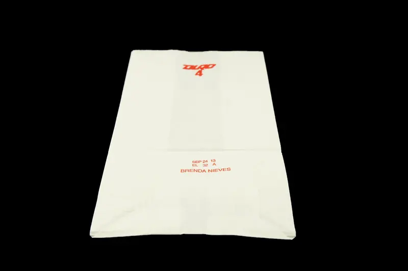 Duro #4 White Kraft Paper Bags (Pack Of 50) 1