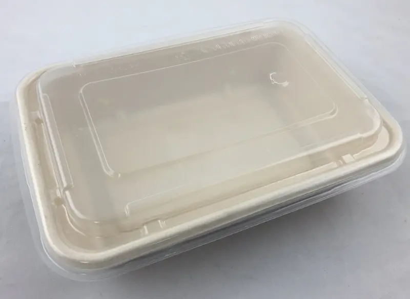Eb888 Eccocane 34 Oz Rectangular Bagasse Container – Pfas-Free, Sustainable Sugarcane Fiber 1
