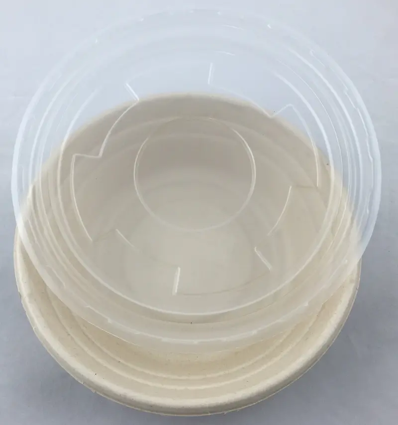Eccocane Eb723 – 23 Oz Pfas-Free Bagasse Blend Round Container (7") 1