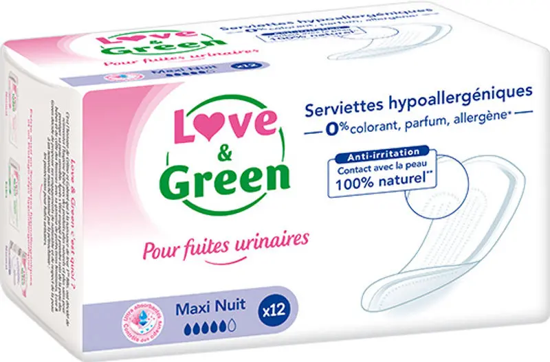 Eco-Friendly Night Incontinence Pads – Sustainable Overnight Protection, 12-Pack 1