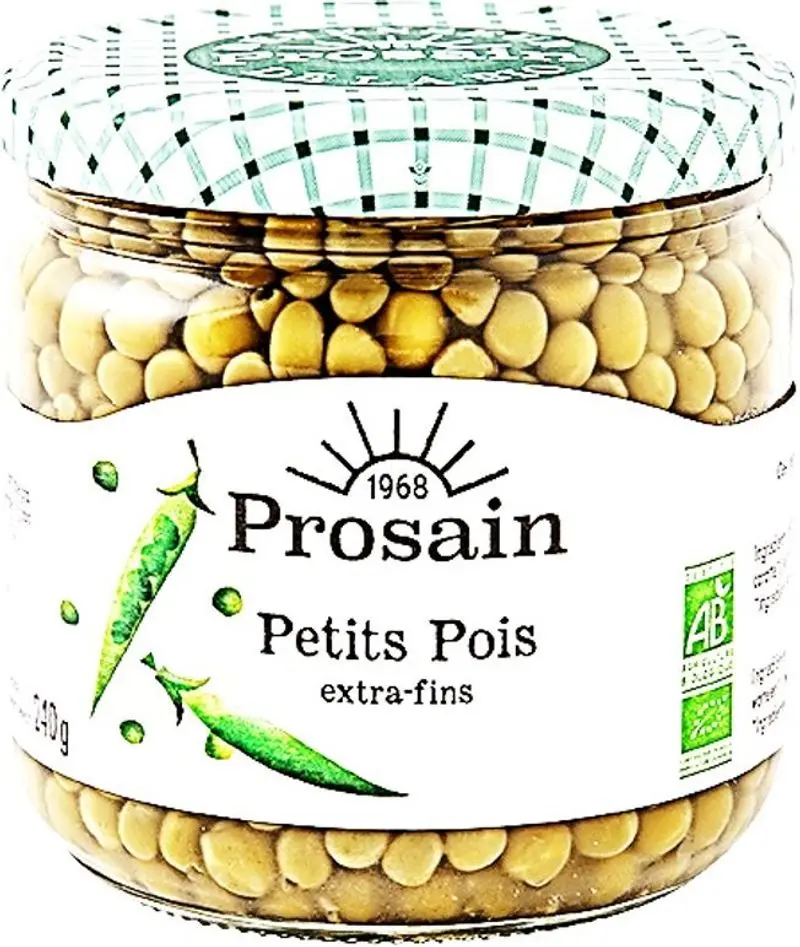 Extra-Fine Organic Peas – 345G 1