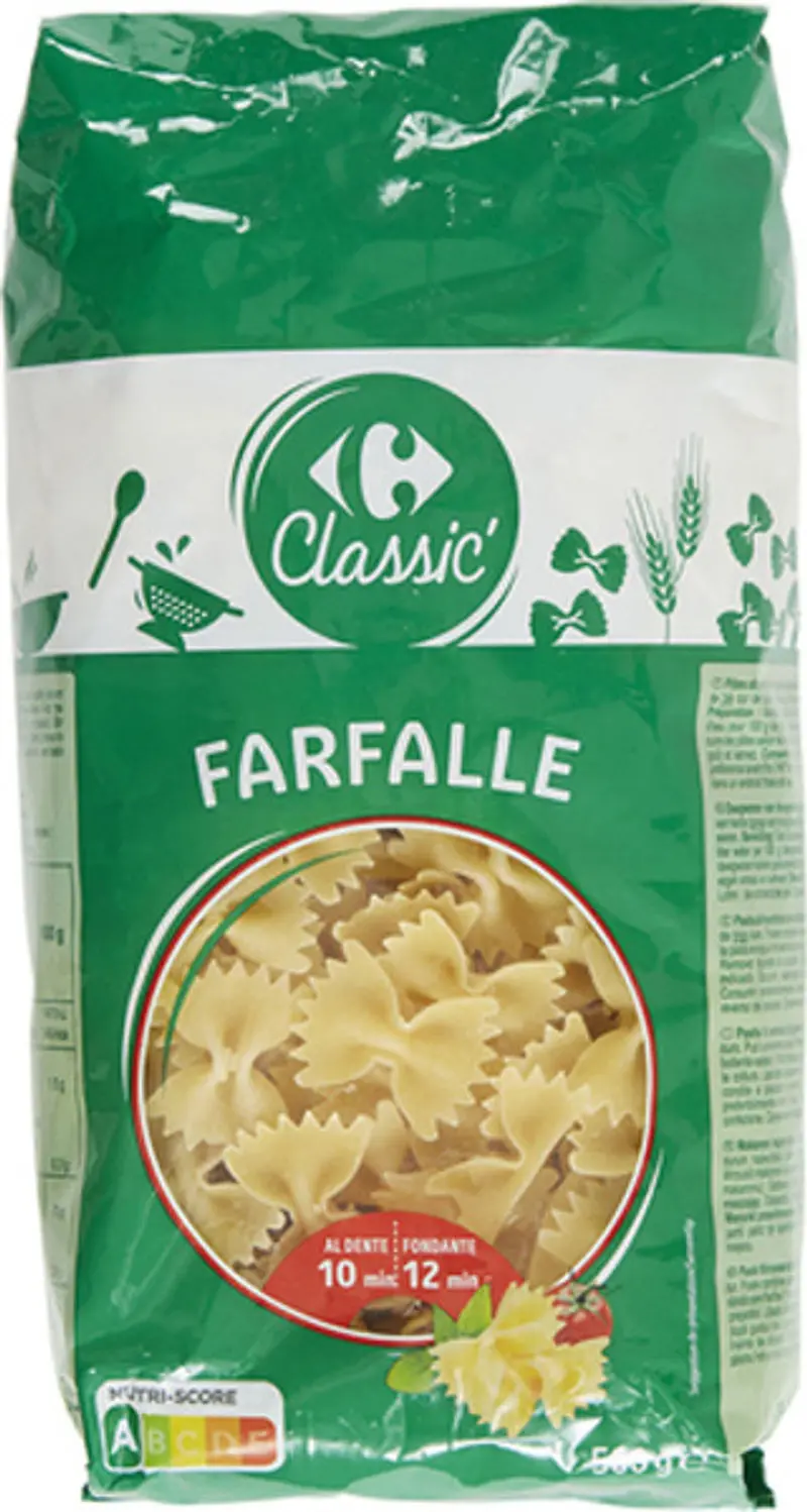 Farfalle Pasta – 500G Bow-Tie Shape Ideal For Salads & Creamy Sauces 1