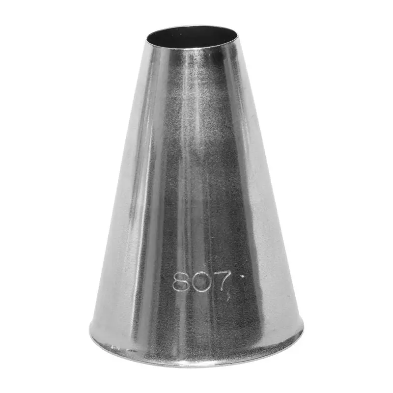 Fine Round Decorating Tip #807 – 1.43 Cm – Smooth Flow Design 1