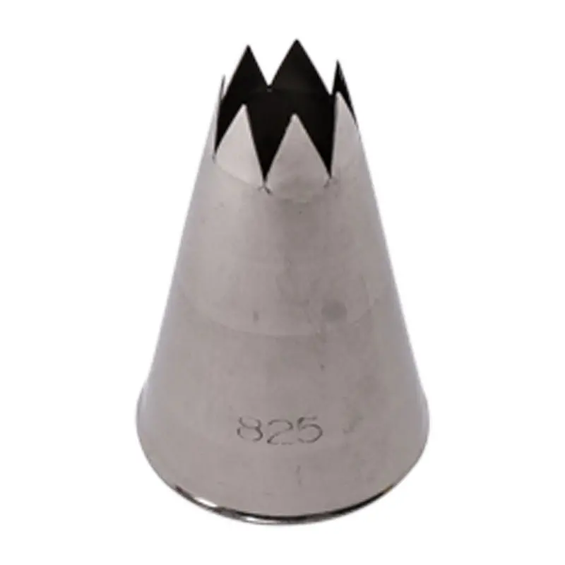 Fine Star Piping Nozzle #825 – 1.11 Cm – Crisp Edges & Details 1