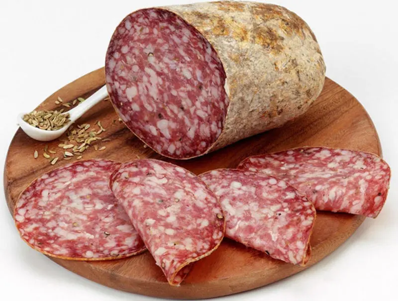 Finocchiona Hot Salami – Spiced Fennel Slices, 60G (#123195) 1