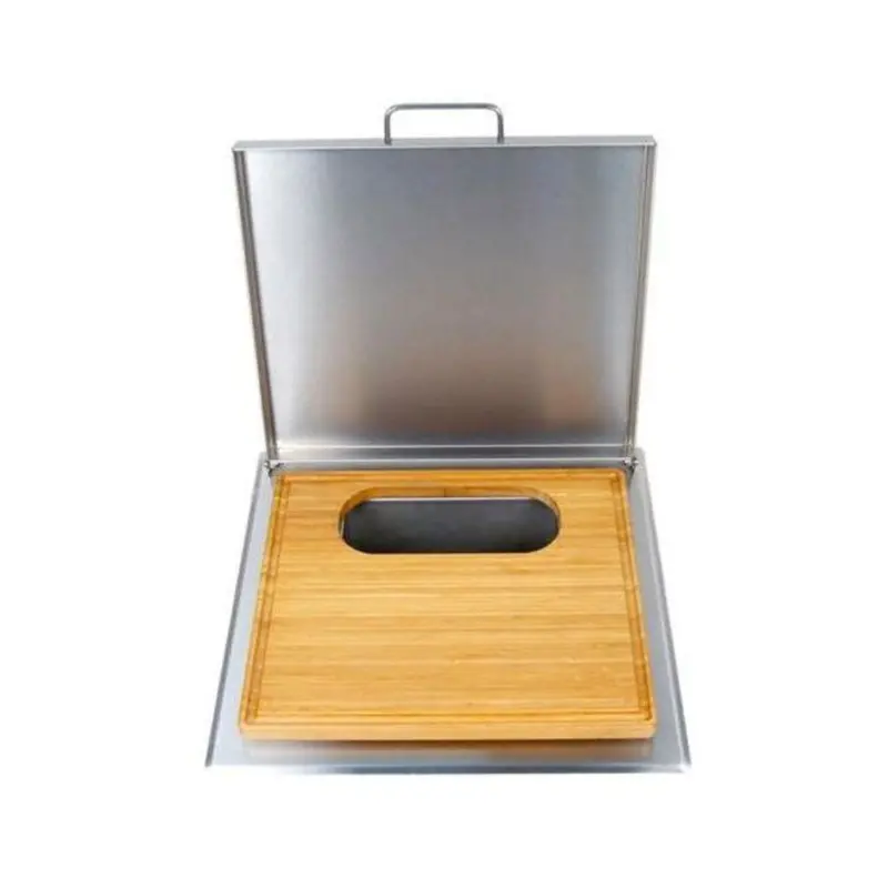 Fire Magic Cut-And-Clean Trash Chute With Integrated Cutting Board 1