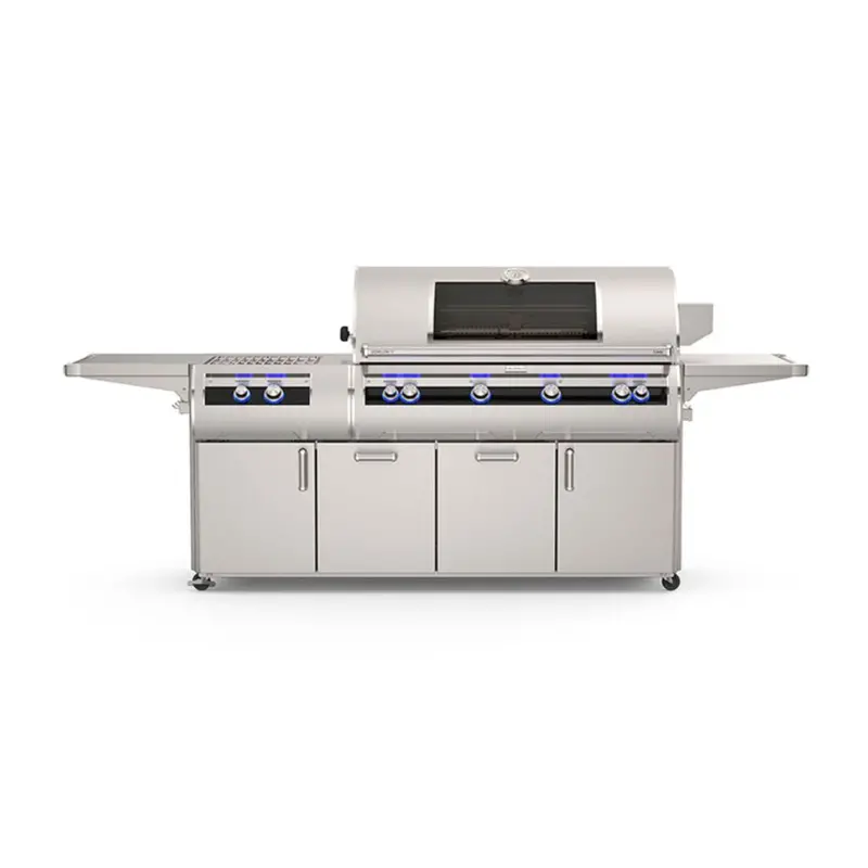 Fire Magic Echelon Diamond E1060S 48-Inch Freestanding Gas Grill – Power Burner, Rotisserie, Magic Window, Infrared Burner, Analog Thermometer 1