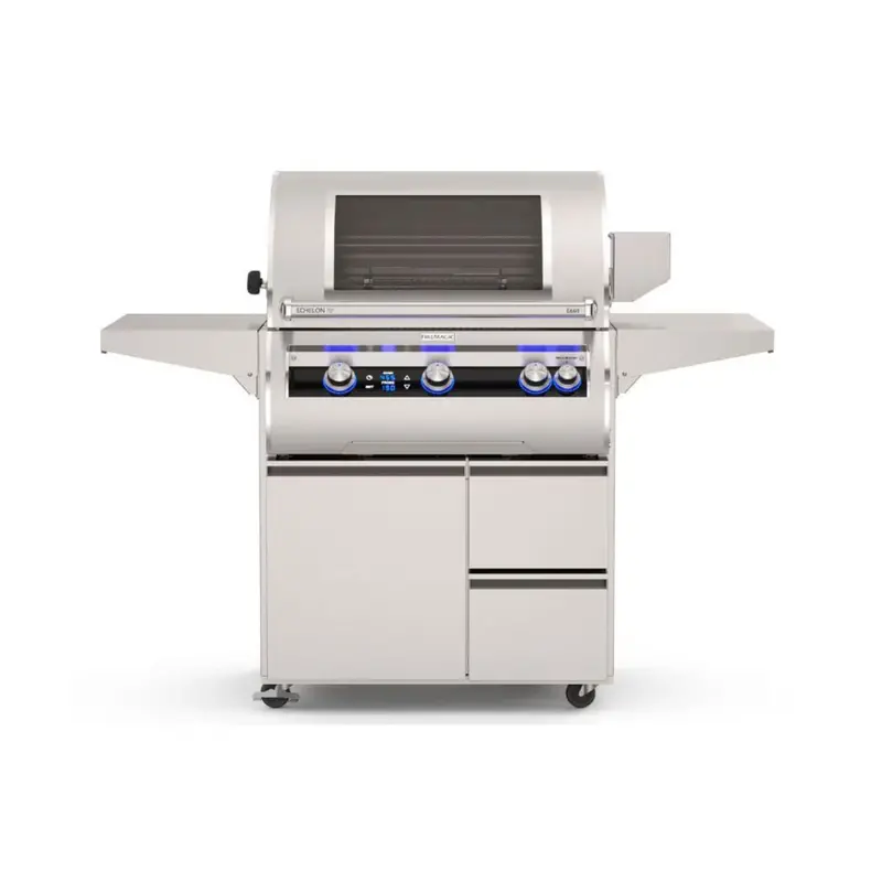 Fire Magic Echelon Diamond E660I 30-Inch Freestanding Gas Grill – Rotisserie, Left-Side Infrared Burner, Magic Window, Digital Thermometer 1